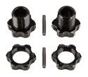 Team Associated Rival MT8 Wheel Hex Set