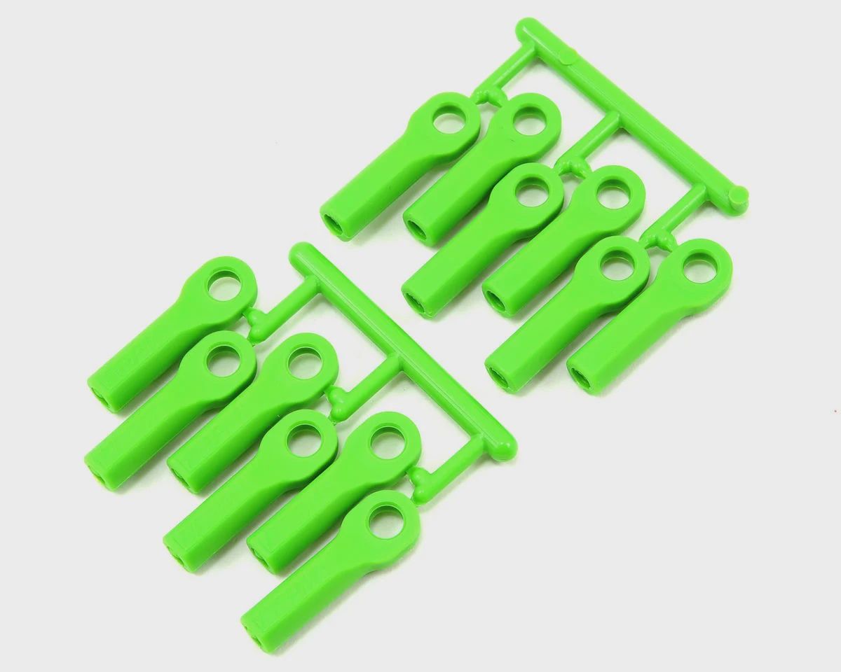 RPM Long Turnbuckle Rod End Set for Traxxas Chassis (Green) (12)