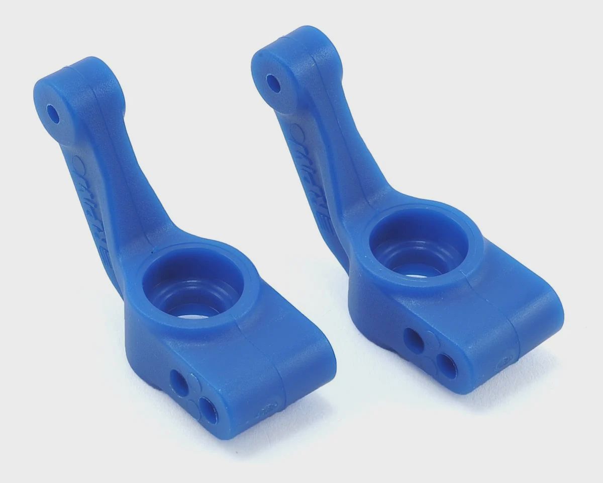 RPM Rear Stub Axle Carriers for Traxxas Slash/Bandit/Rustler/Stampede (Blue) (2)