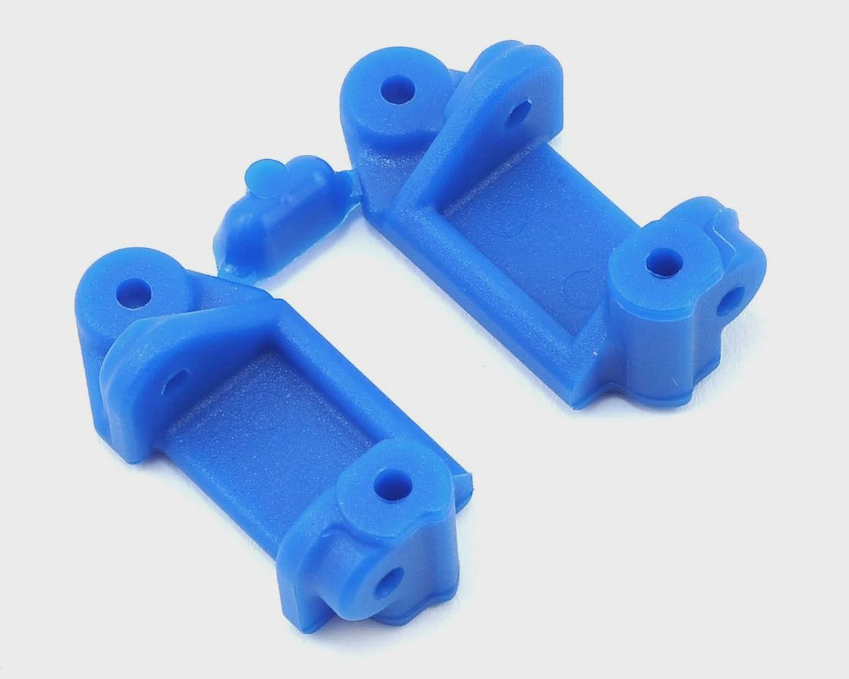 RPM 30 Deg Caster Block Set for Traxxas Rustler/Stampede/Slash (Blue) (2)