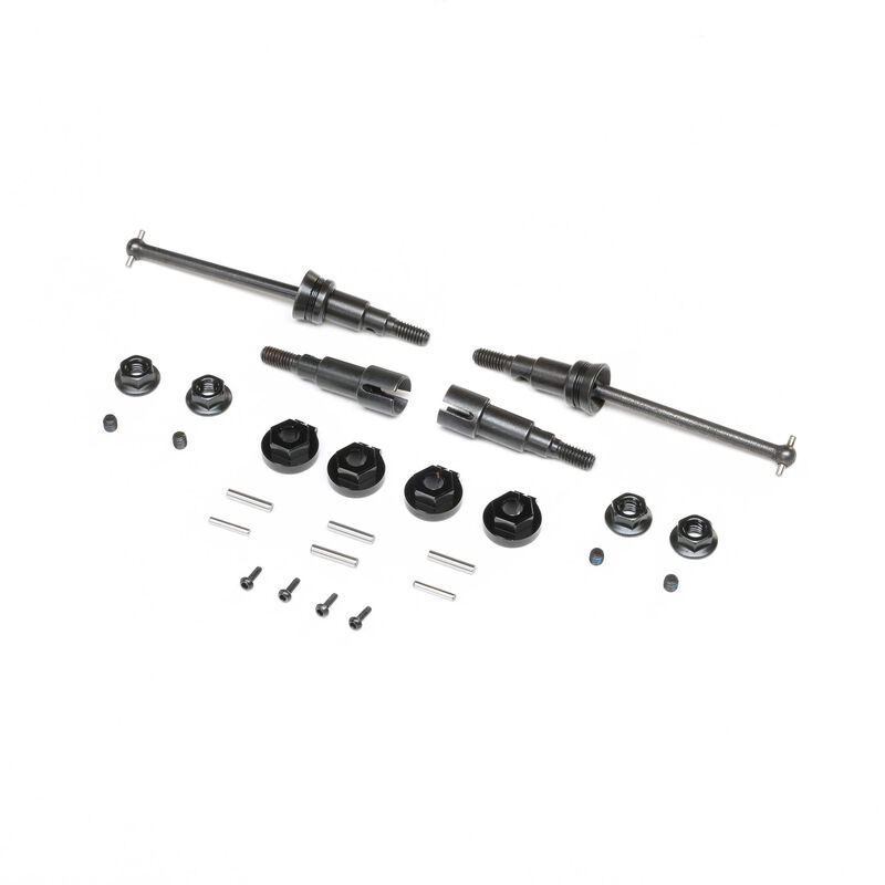 Metal Axle &amp; Hex Set: GROM-LOS-1929