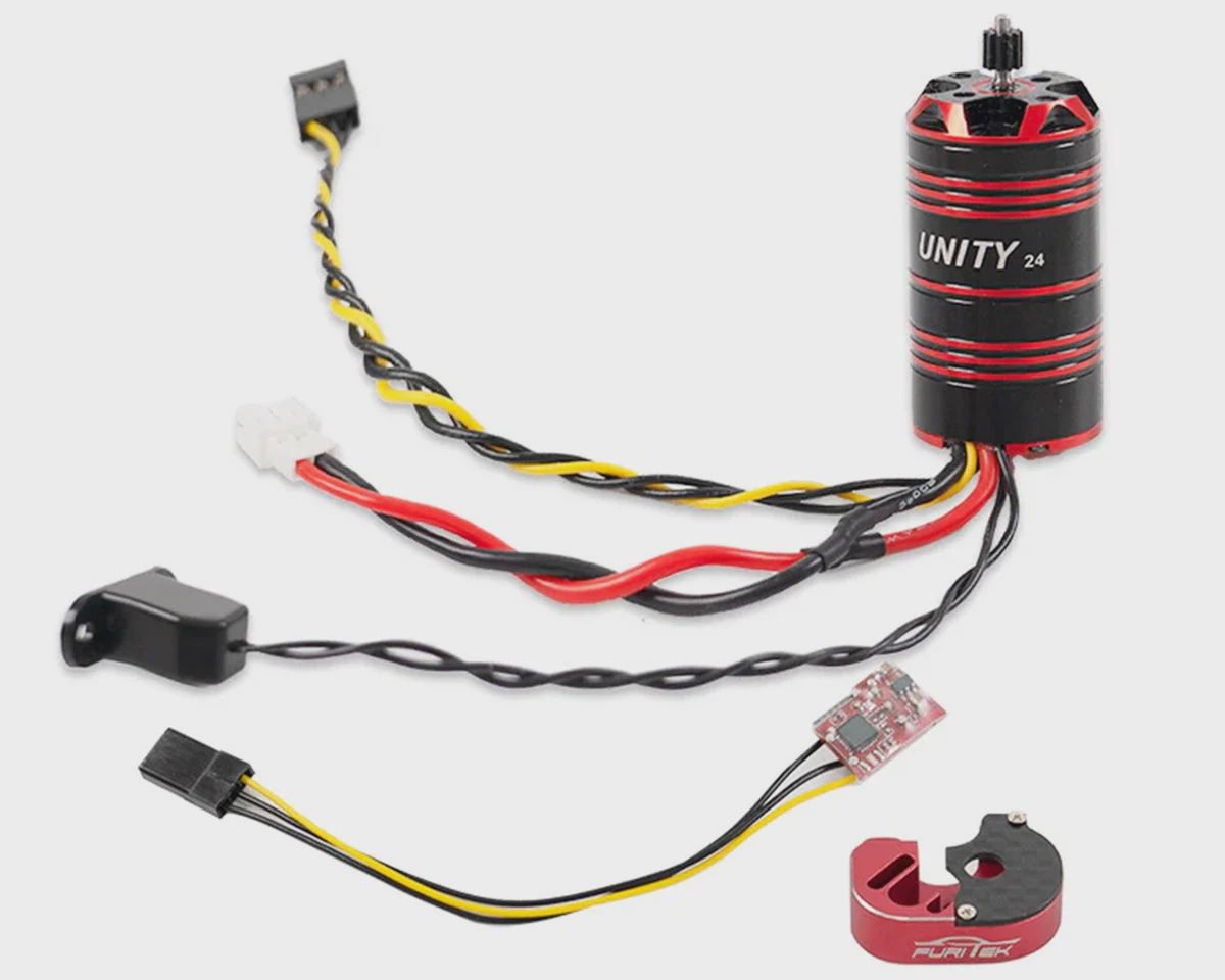 Furitek Axial® SCX24 UNITY24 PRO 2-in-1 Micro FOC Brushless System (3500kV)