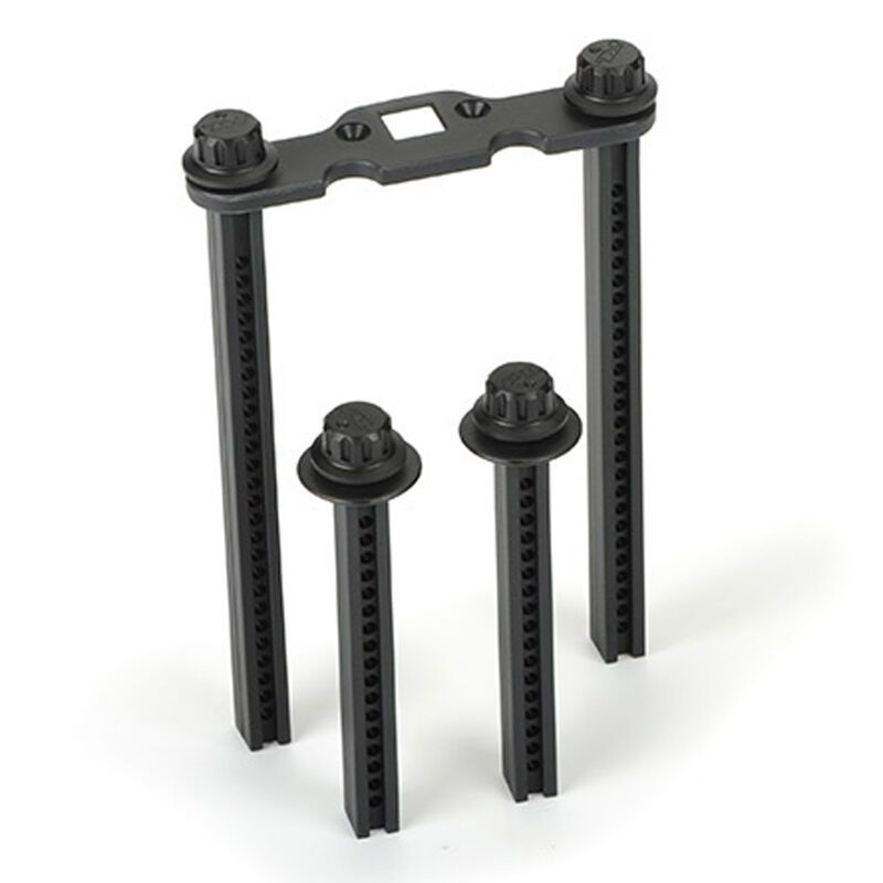1/8 Extended Front/Rear Body Mounts: REVO 3.3, E-REVO &amp; SUMMIT