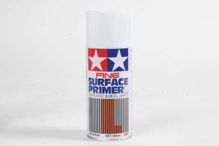 Fine Surface Primer, Light Grey, 180ml Spray Can