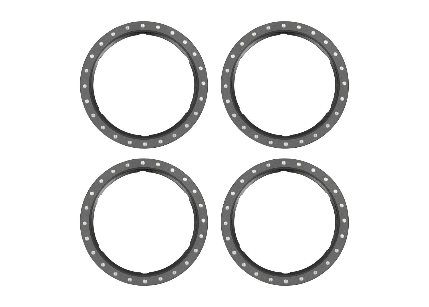 BEADLOCK RINGS ALUM GRAY MACH, Color: GRAY