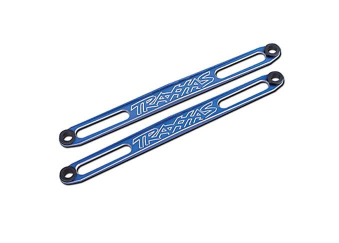 BATTERY HOLD DOWN BLUE ALUM