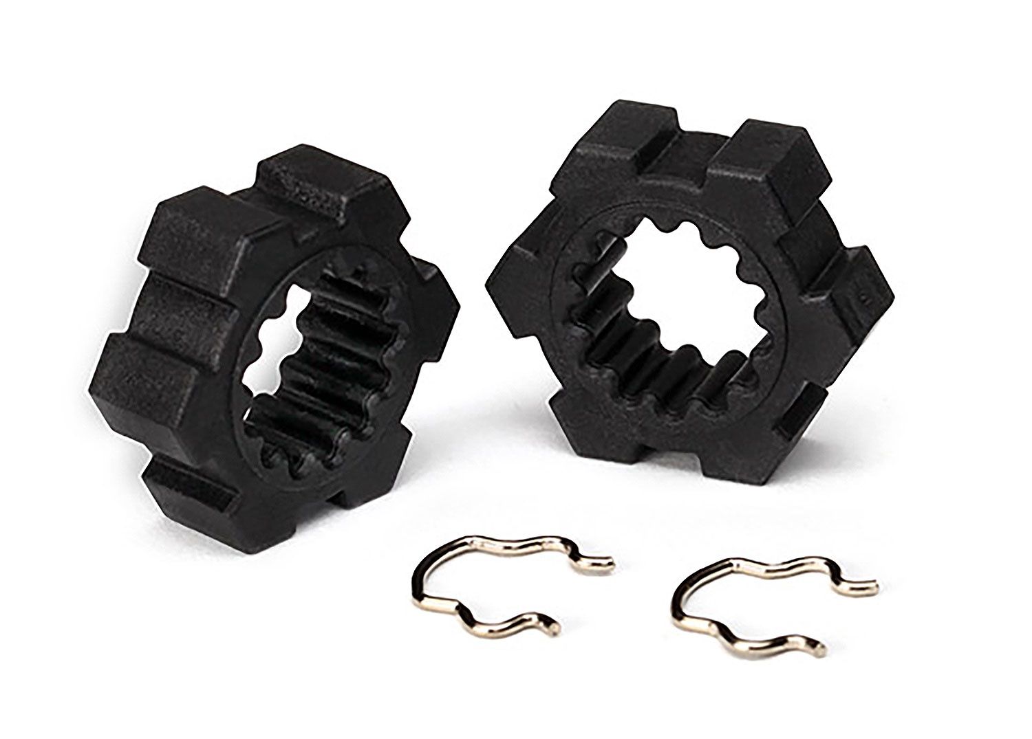 WHEEL HUBS HEX/CLIPS