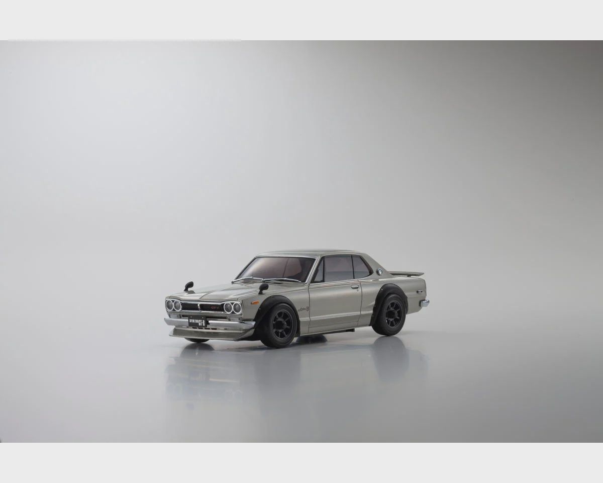 Kyosho MR-04 RWD Mini-Z ReadySet w/Nissan Skyline 2000GT-R KPGC10 Body (Silver) w/KT-531P 2.4GHz Radio