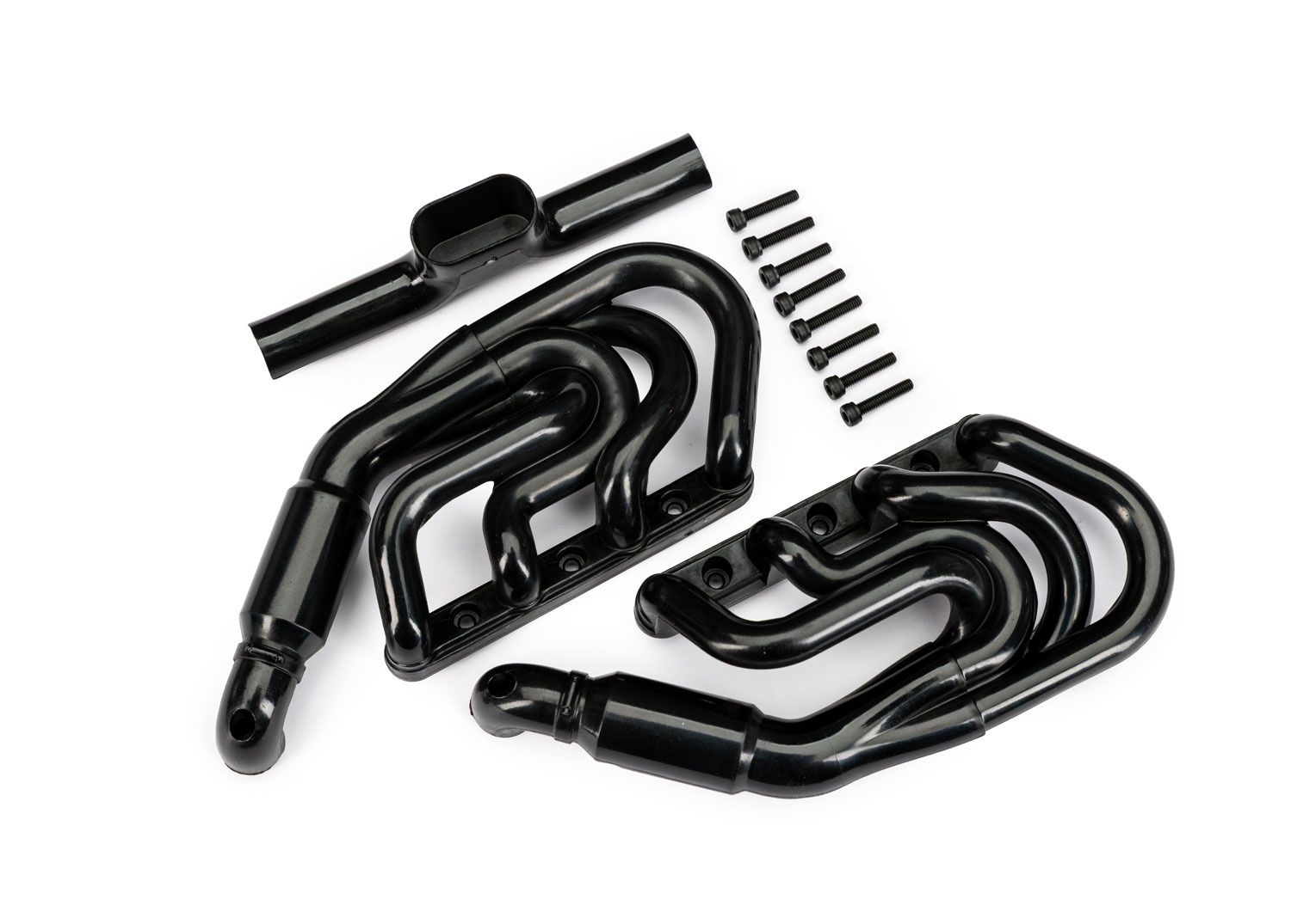 Pro Scale Sand Car Exhaust Headers, Color: Black
