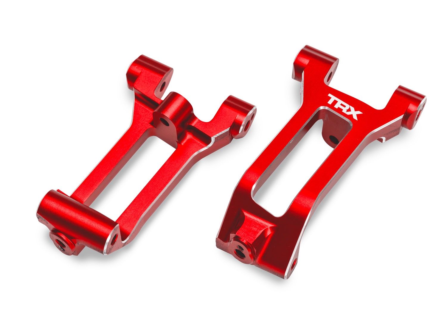 Sand Car Red Aluminum Caster Blocks (L&amp;R)