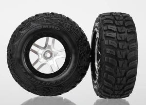 Satin Chrome &amp; Black Kumho tires