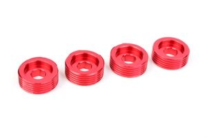Pivot Ball Adjusting Nut, Aluminum, 4 pcs: Dementor, Kronos, Python, Shogun, Kagama