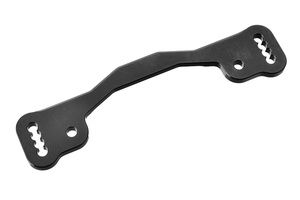 Steering Rack - Swiss Made 7075 T6 - 3mm - Hard Anodized - Black - Made in Italy - 1pc