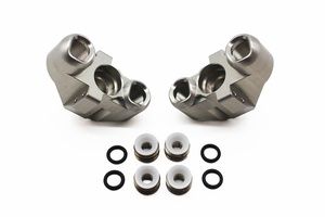 Aluminum Front Steering Blocks (Knuckles), for Team Corally Kagama XP, Kagama 4 XL, Kronos