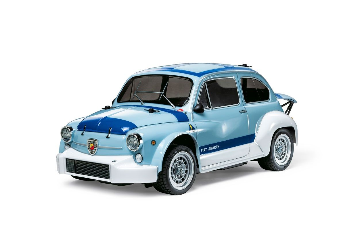 Tamiya 1/10 R/C Fiat Abarth 1000 TCR Berlina Corse (Blue-Gray Painted Body) (MB-01)
