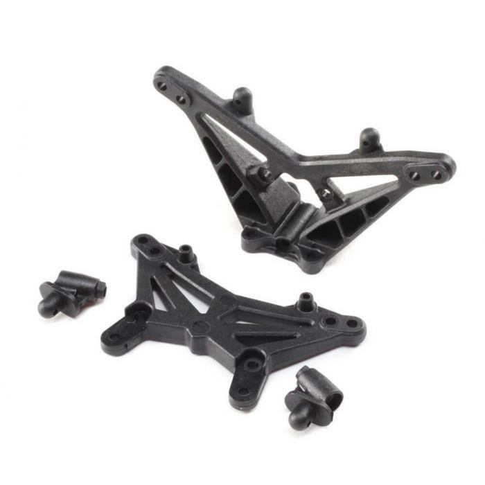 Front &amp; Rear Shock Tower: Mini-T 2.0