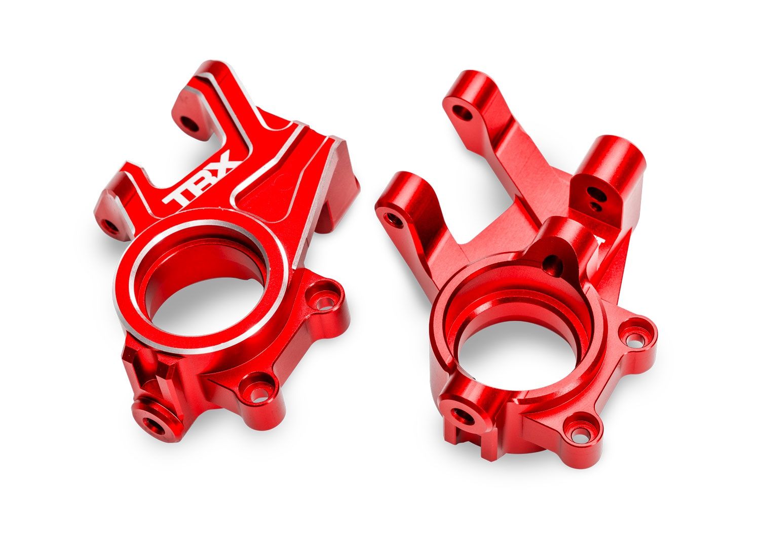 Sand Car Aluminum Steering Blocks (L&amp;R), Color: RED