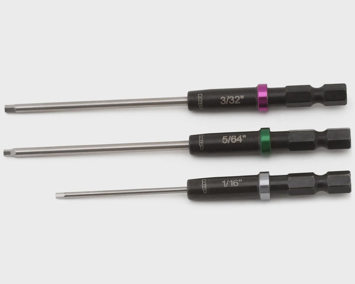 MIP Gen 2 Speed Tip Hex Driver Power Tool Tip Set (SAE) (1/16&quot;, 5/64&quot; &amp; 3/32&quot;)