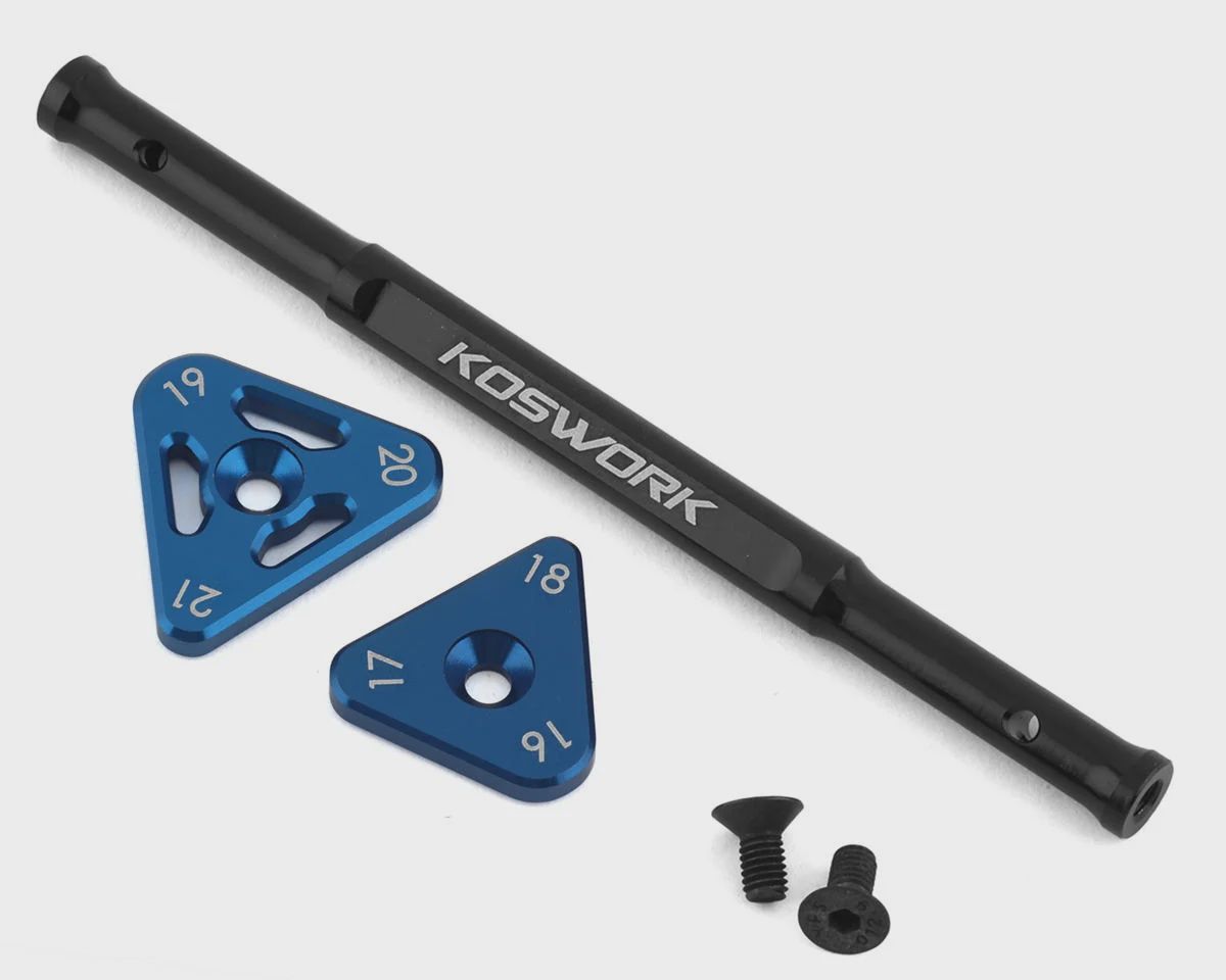 Koswork Aluminum 1/10 Truck &amp; 1/8 Buggy Ride Height Gauge Set (22-24mm &amp; 25-27mm)