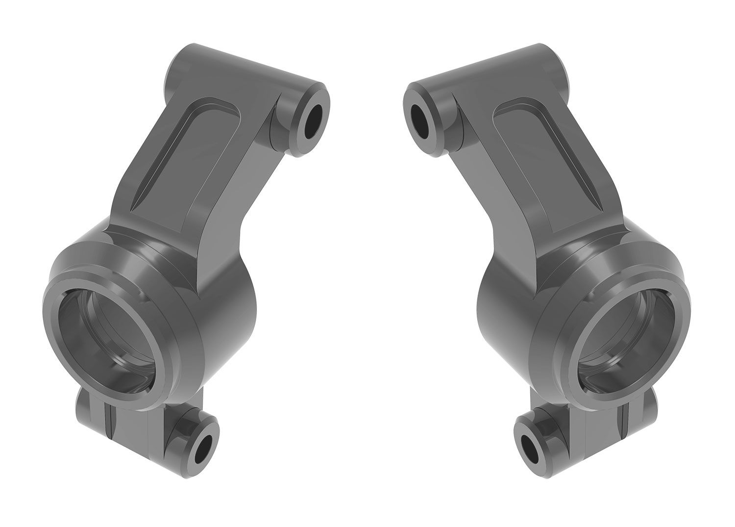 STUB AXLE CARRIERS ALUM, Color: Gray