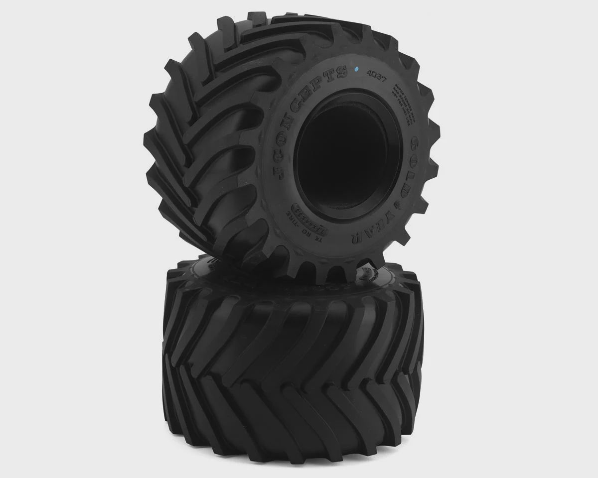 JConcepts Golden 73&#39;s Monster Truck Tires (7.3&quot;) (Blue)