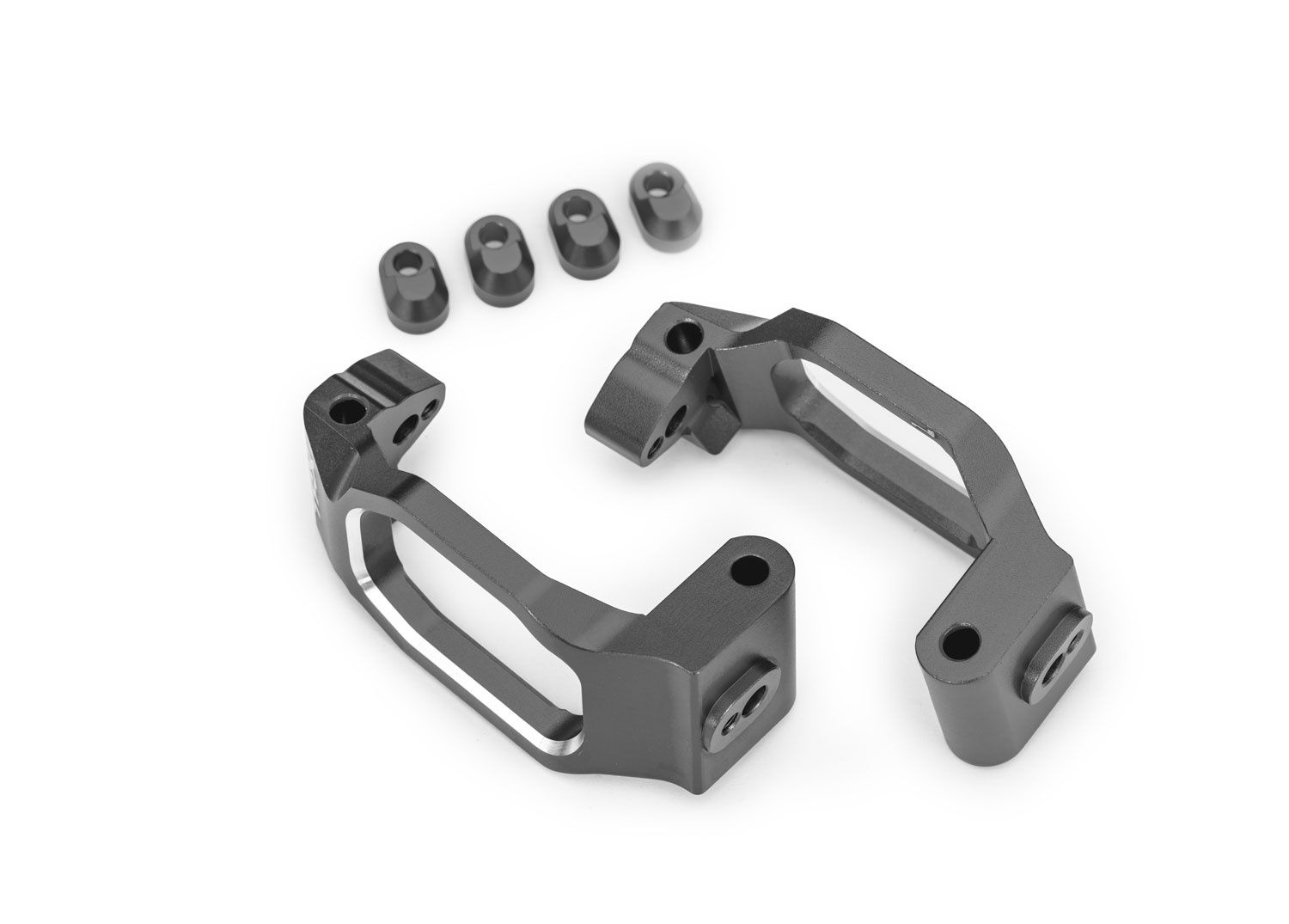 Aluminum Caster Blocks, Color: Gray