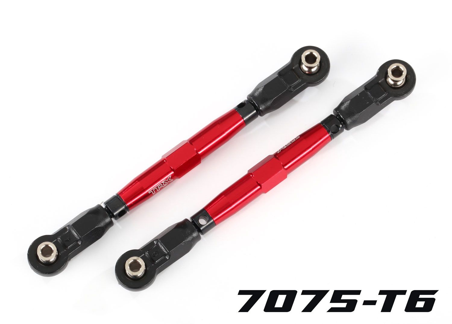 TUBES 88 mm Aluminum Toe Links (2), Color: RED