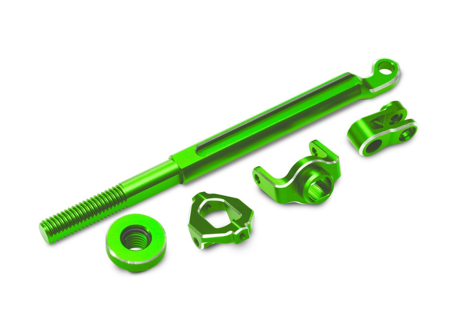Aluminum Pro Scale Sand Car Brake Linkage, Color: green