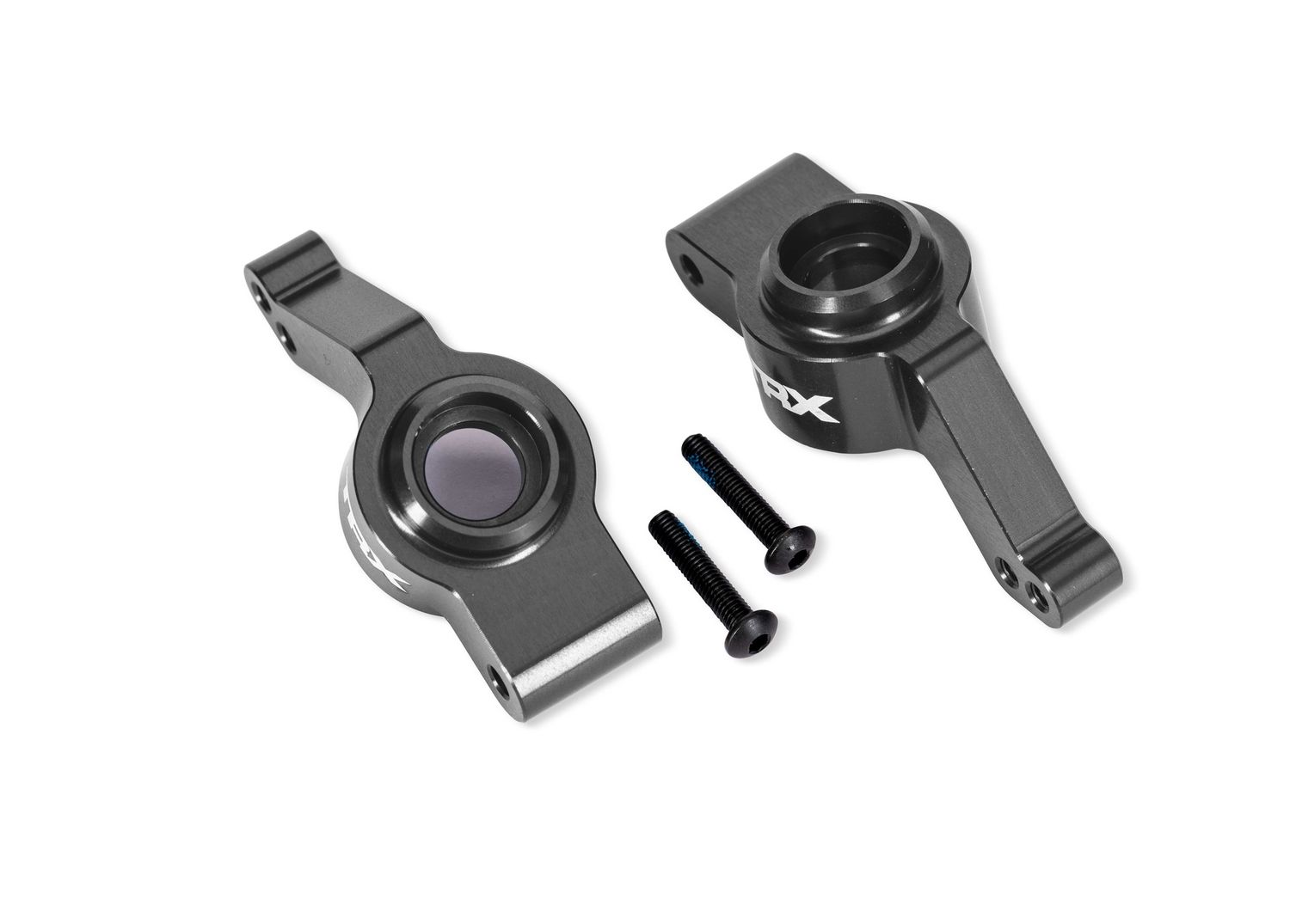 Aluminum Stub Axle Carriers (L&amp;R), Color: GRAY