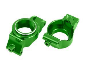 X-Series  Aluminum Caster Blocks (L&amp;R), Color: GREEN