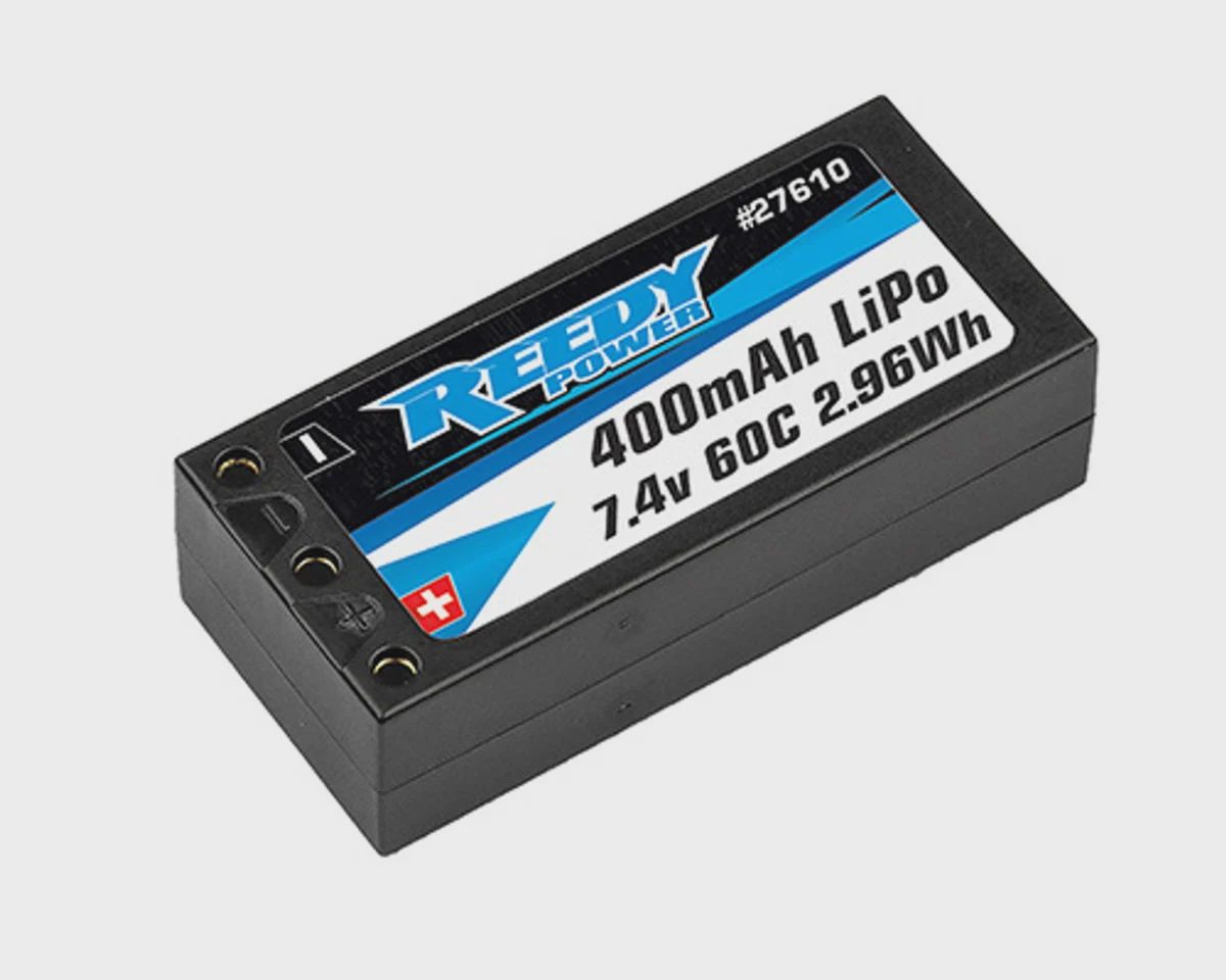 Reedy 2S 60C LiPo Battery (7.4V/400mAh) w/2mm Bullets