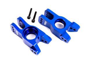 Aluminum Stub Axle Carriers (L&amp;R)  #9552, Color: Blue