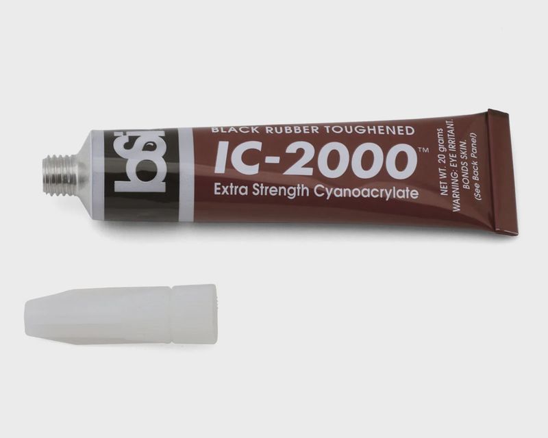 Bob Smith Industries IC-2000™ Rubber-Toughened CA (Black) (20g)