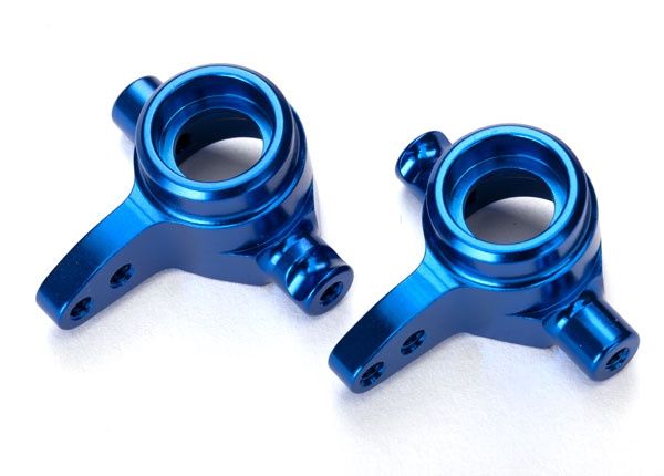 Blue Aluminum Steering Blocks (L&amp;R)