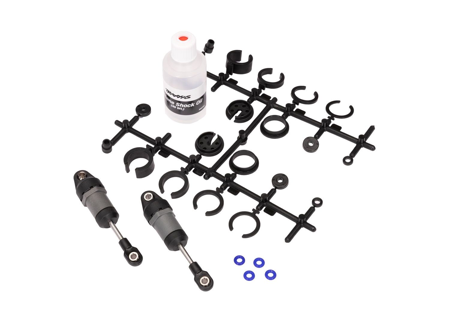 Short Gray Ultra Shocks with Springs (2)