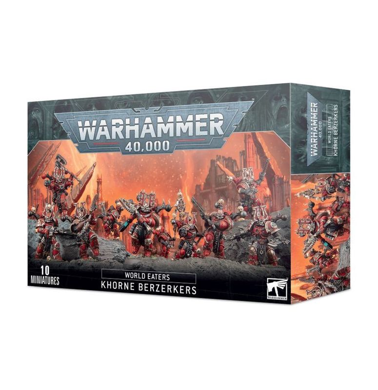 WARHAMMER 40,000 : WORLD EATERS : KHORNE BERZERKERS