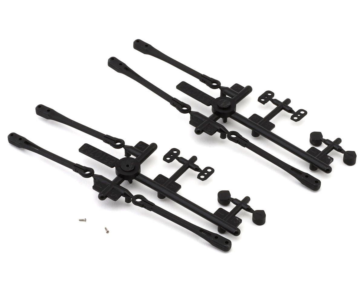 Team Associated RC28R Side Links &amp; Pivot Ball Inserts Set