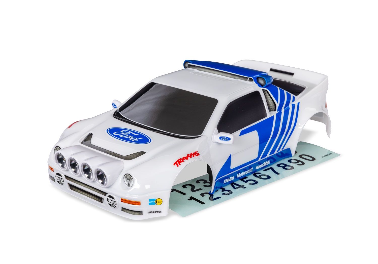 Mini Rally VXL Ford RS200 White Body