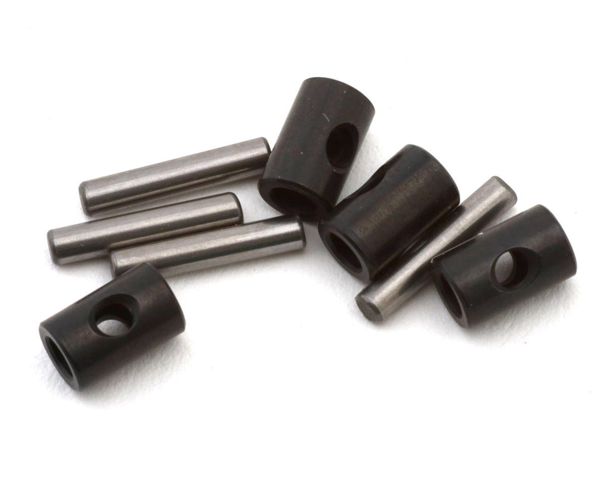 Team Associated RC10TC8 DCV Coupler Tubes &amp; Cross Pins Set