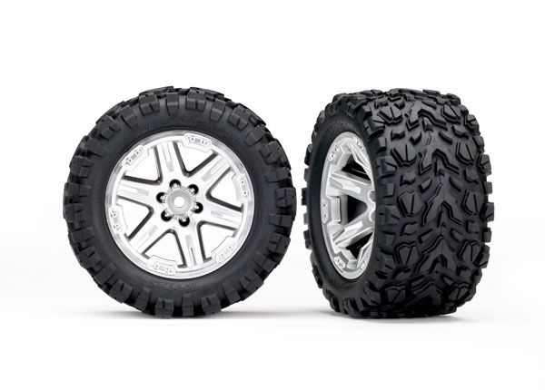 RXT 2.8&quot; Satin Chrome Wheels &amp; Talon EXT Tires (2)