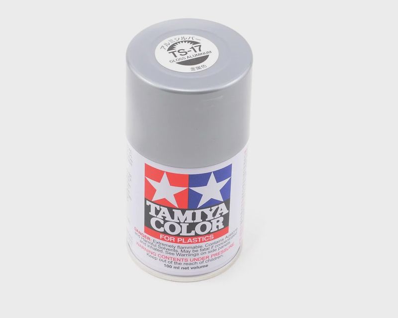 Lacquer Spray Paint, TS-17 Gloss Aluminum - 100ml Spray Can