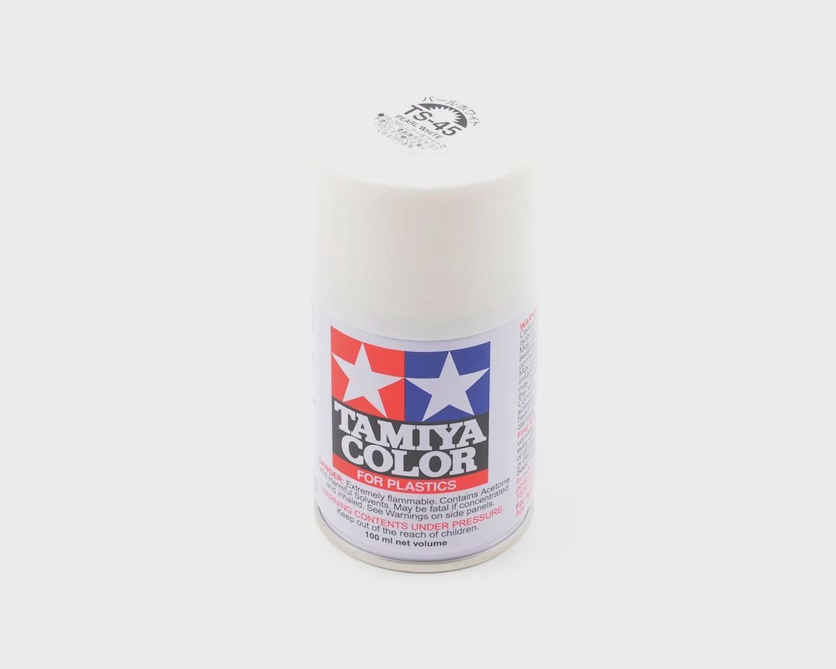 Lacquer Spray Paint, TS-45 Pearl White - 100ml Spray Can