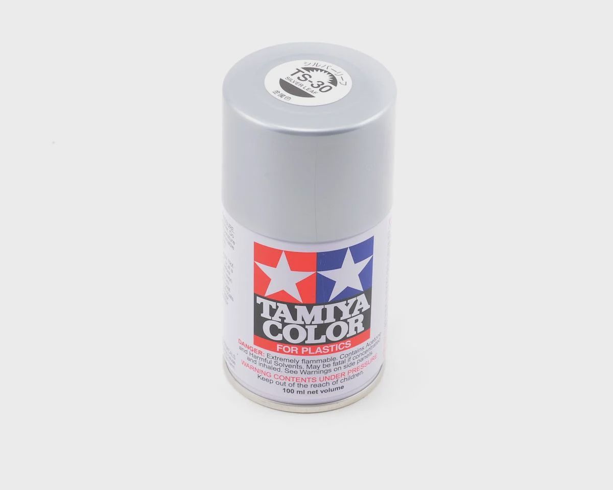 Lacquer Spray Paint, TS-30 Silver Leaf - 100ml Spray Can