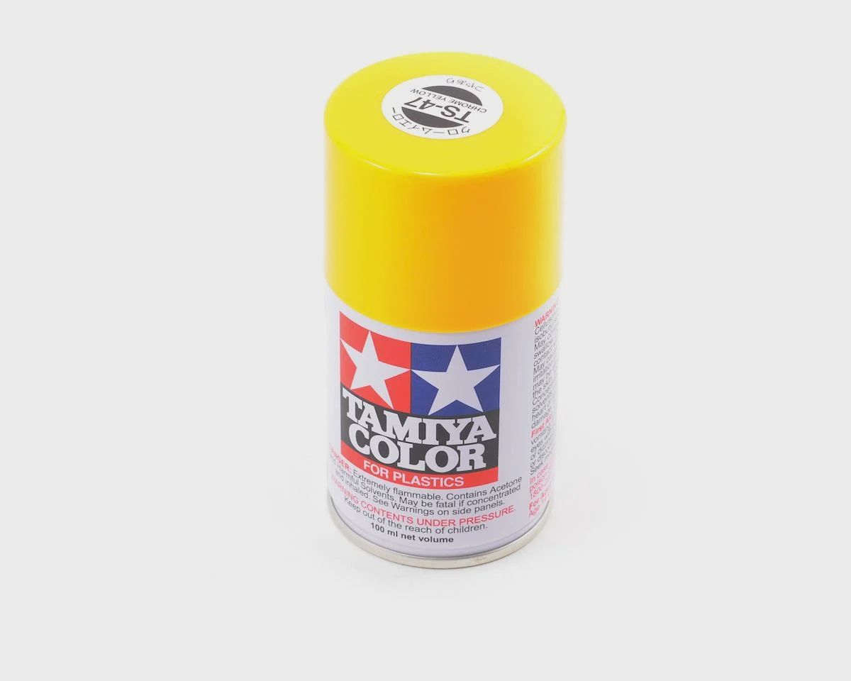 Lacquer Spray Paint, TS-47 Chrome Yellow - 100ml Spray Can