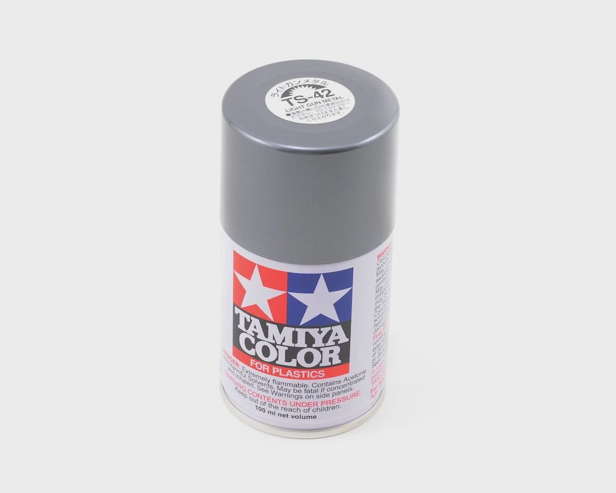 Lacquer Spray Paint, TS-42 Light Gun Metal - 100ml Spray Can