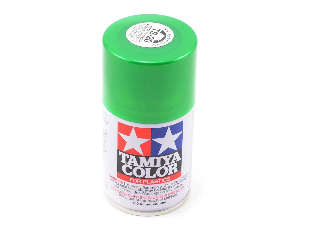 Lacquer Spray Paint, TS-20 Metal Green - 100ml Spray Can