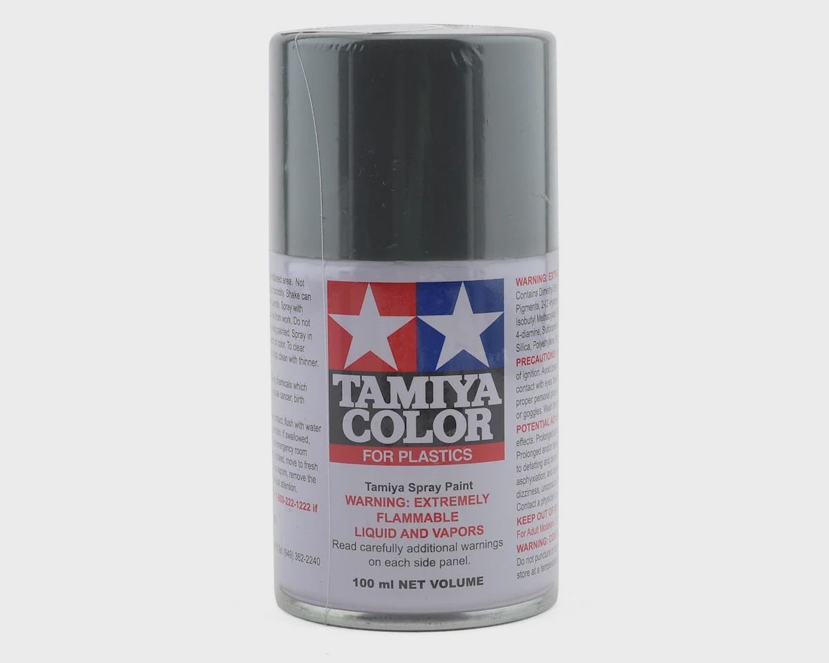 Lacquer Spray Paint, TS-100 Bright Gun Metal - 100ml Spray Can