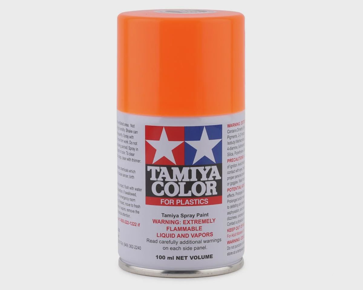 Lacquer Spray Paint, TS-96 Fluorescent Orange - 100ml
