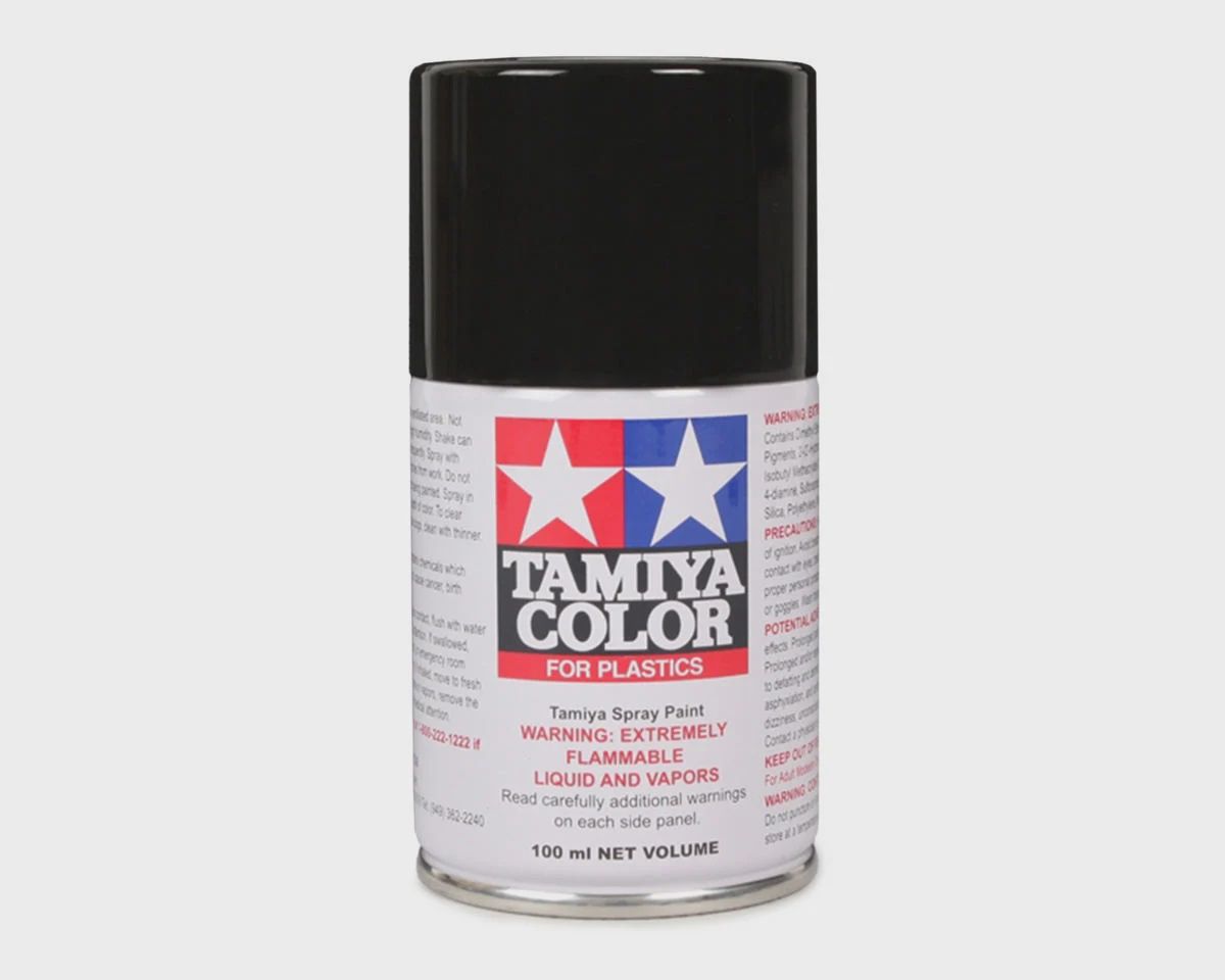 Lacquer Spray Paint, TS-14 Black - 100ml Spray Can