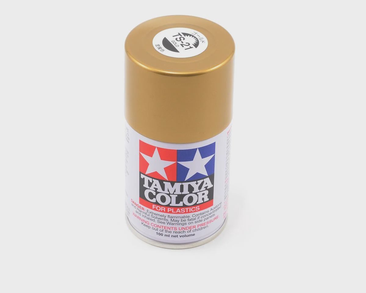Lacquer Spray Paint, TS-21 Gold - 100ml Spray Can